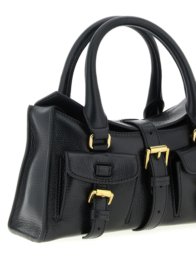 Mulberry Roxanne Mini Black Calfskin Handbag
