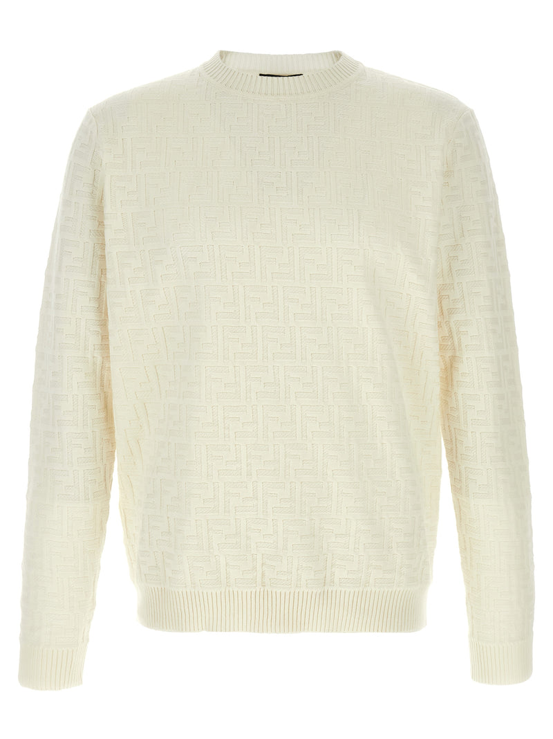 Cardigan Fendi en coton blanc