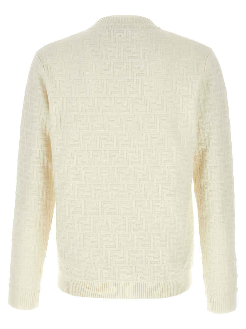 Cardigan Fendi en coton blanc