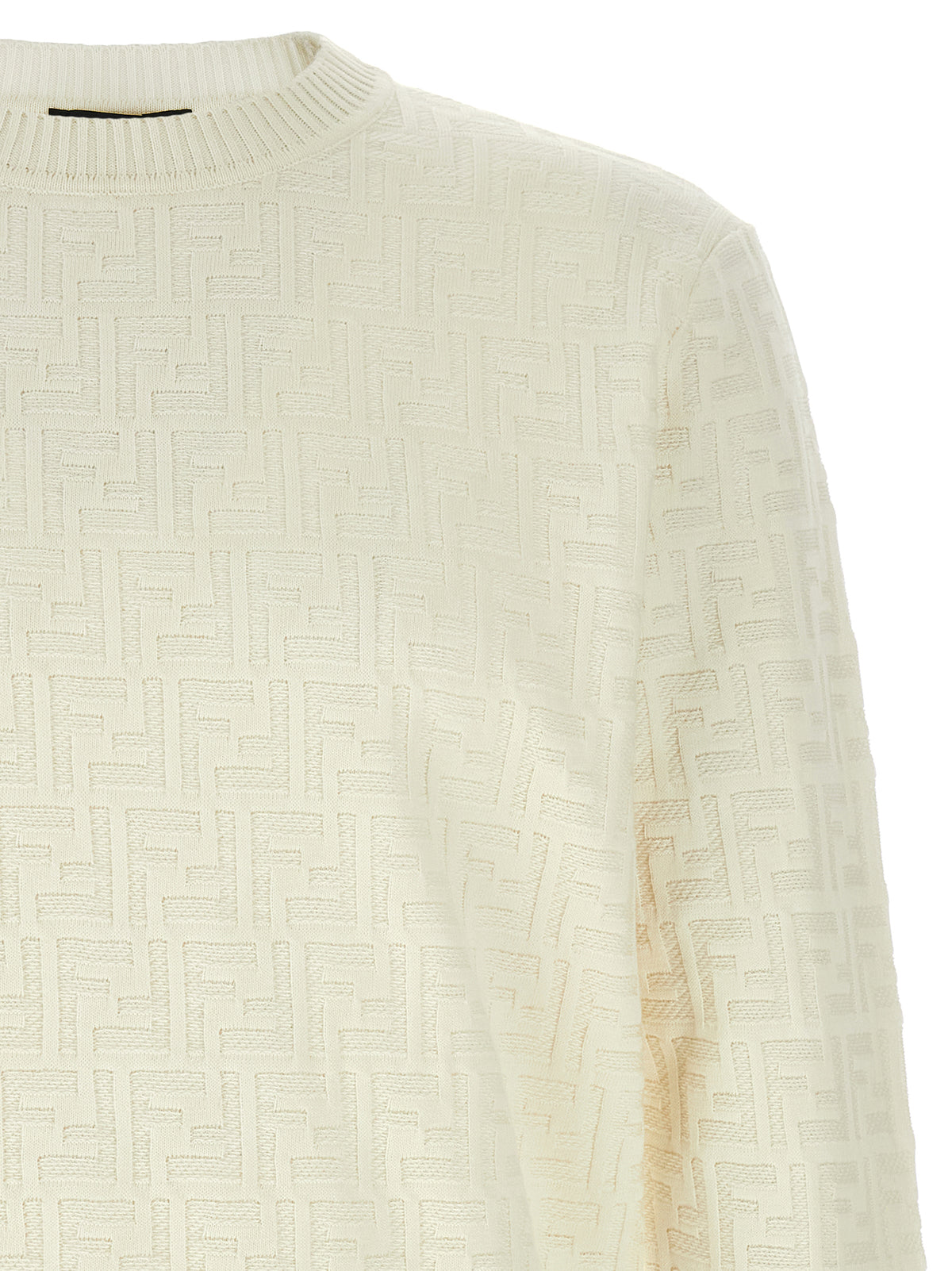 Cardigan Fendi en coton blanc
