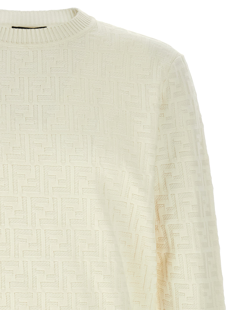 Cardigan Fendi en coton blanc
