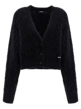 Gilet ROTATE BIRGER CHRISTENSEN en cuir d'alpaga noir
