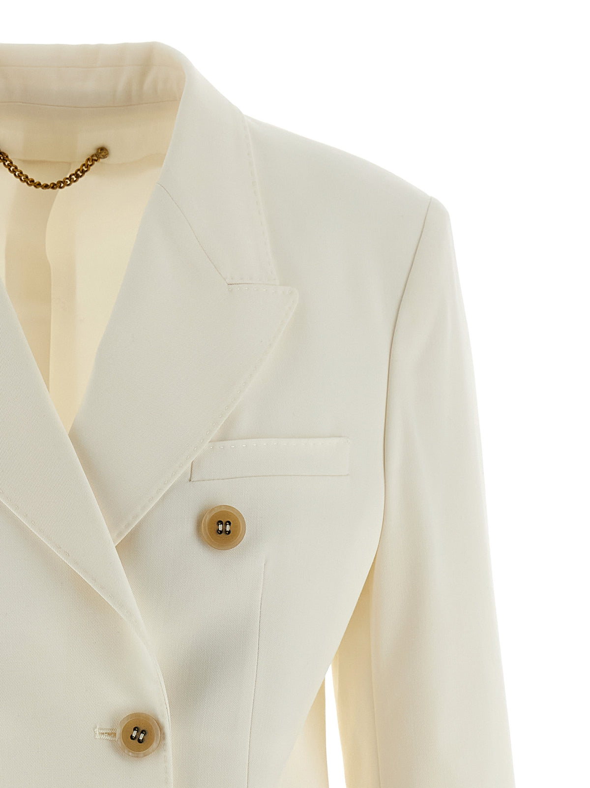 Golden Goose Blazer en polyester blanc