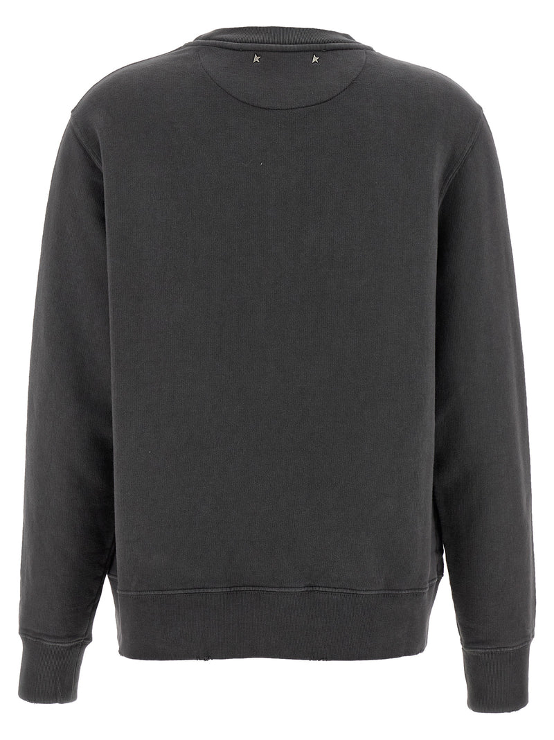 Sweat-shirt Golden Goose en coton gris