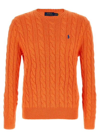 Polo Ralph Lauren Orange Cotton Cardigan