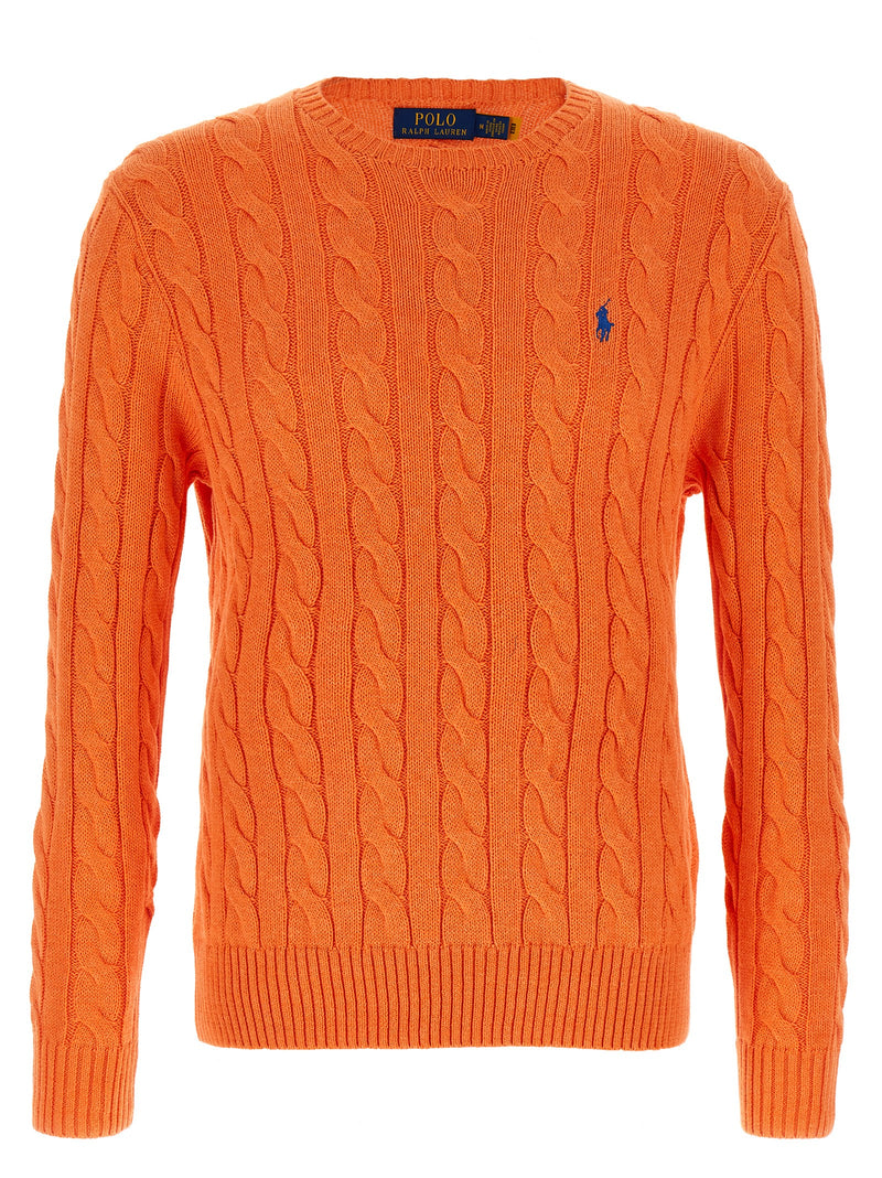 Cardigan en coton orange Polo Ralph Lauren