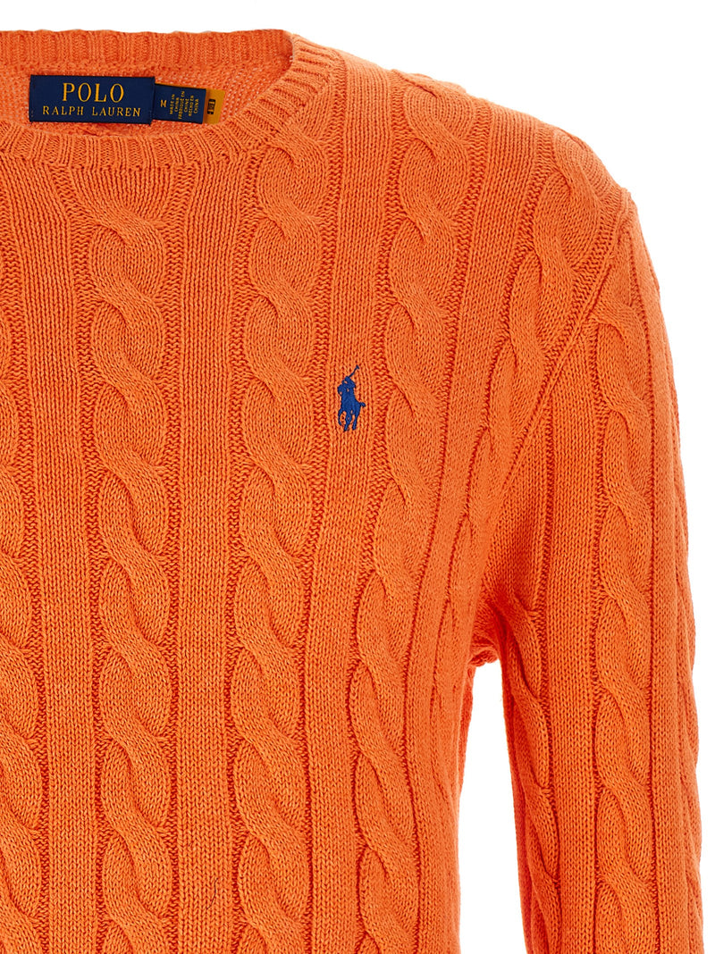 Cardigan en coton orange Polo Ralph Lauren