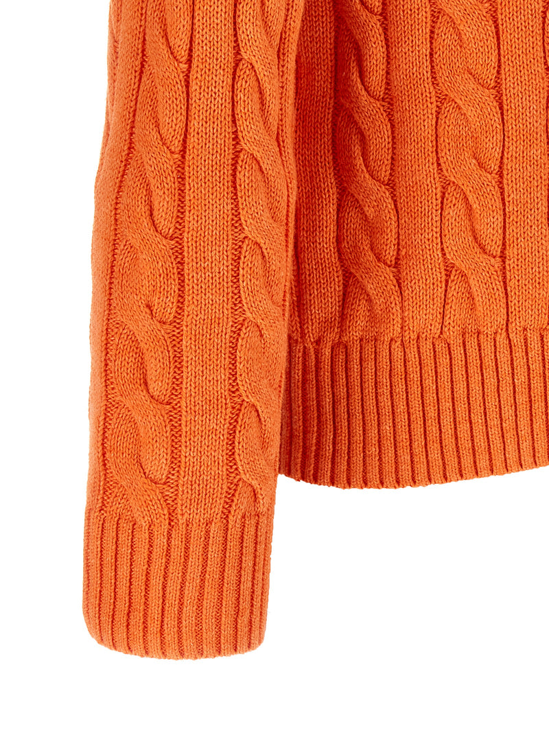 Cardigan en coton orange Polo Ralph Lauren