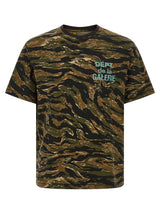 GALLERY DEPT. Bicolor Cotton T-Shirt - Camouflage Print