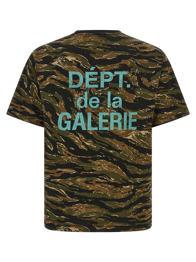 GALLERY DEPT. Bicolor Cotton T-Shirt - Camouflage Print