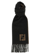Écharpe Fendi en laine multicolore