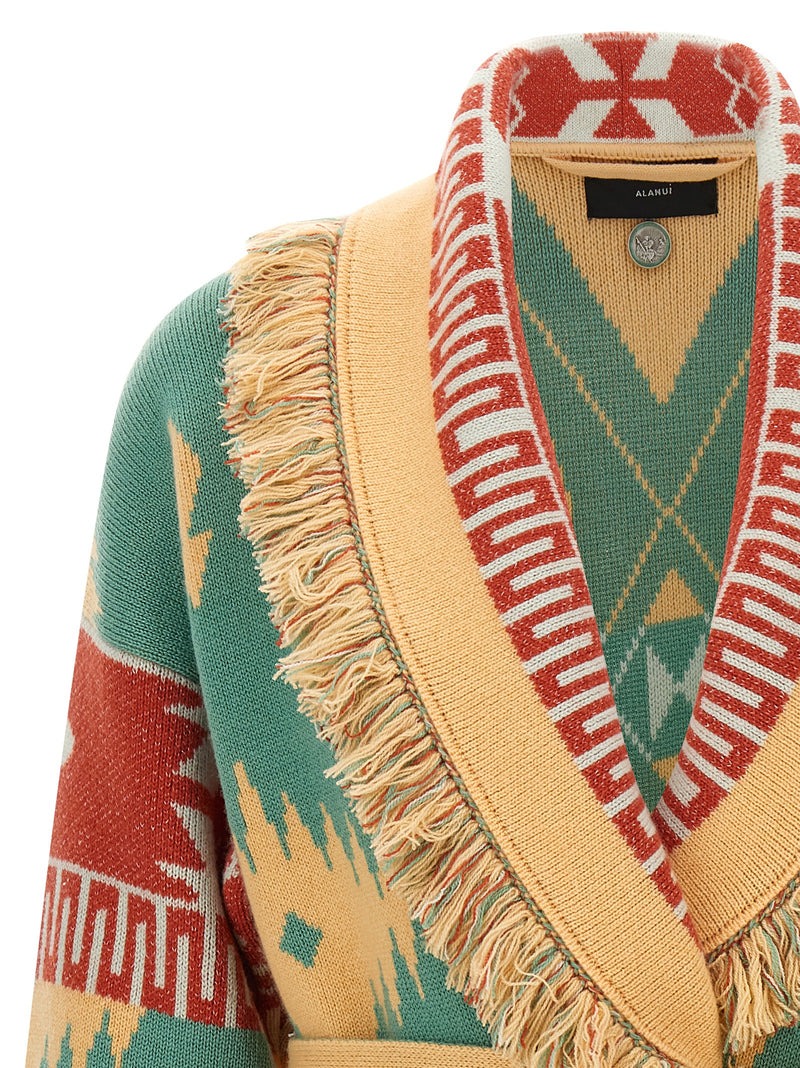 Alanui Multicolor Cashmere Cardigan