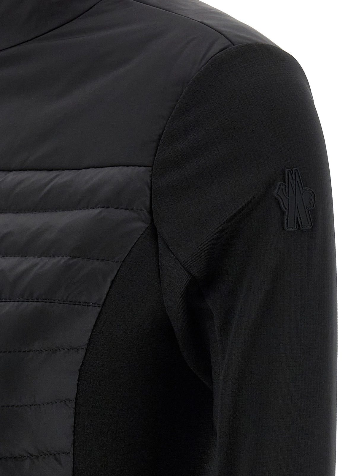 Moncler Grenoble Black Polyamide Cardigan