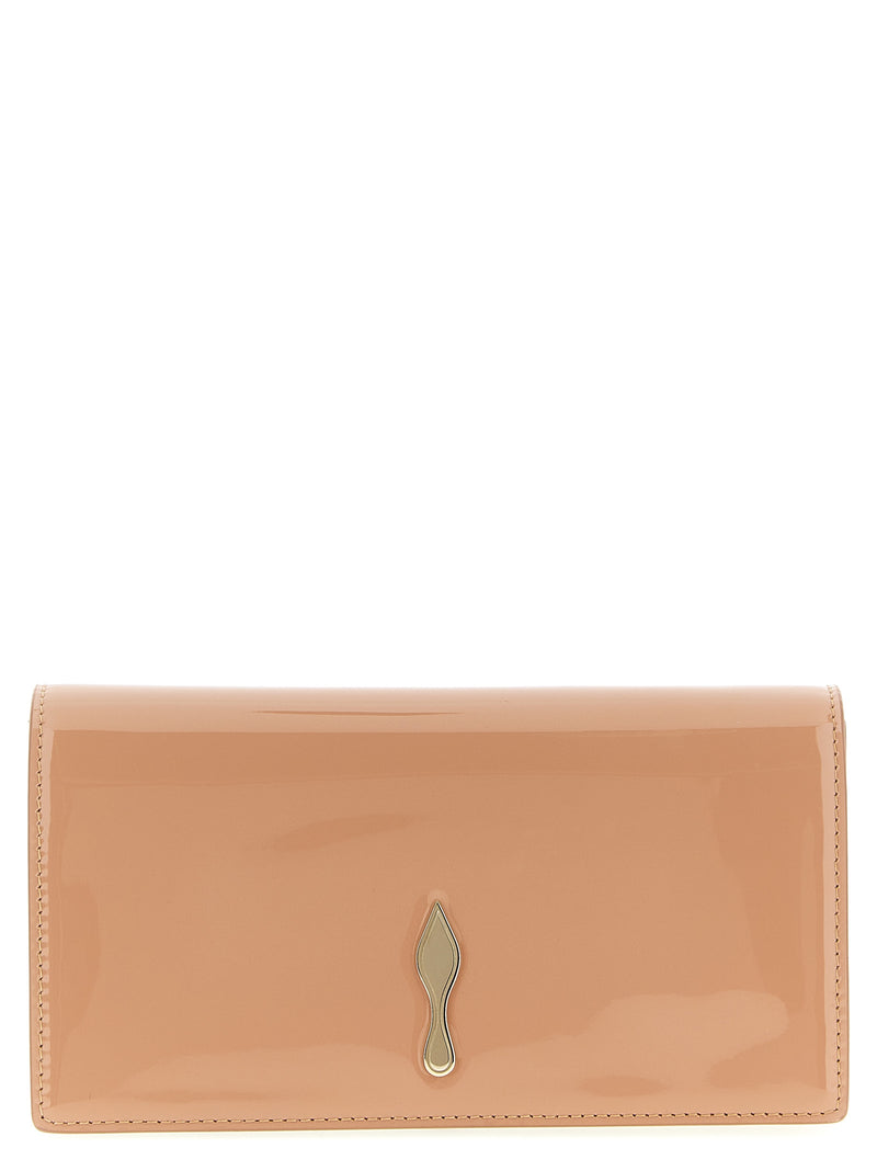 Christian Louboutin Bettina Multicolor Calfskin Clutch Bag