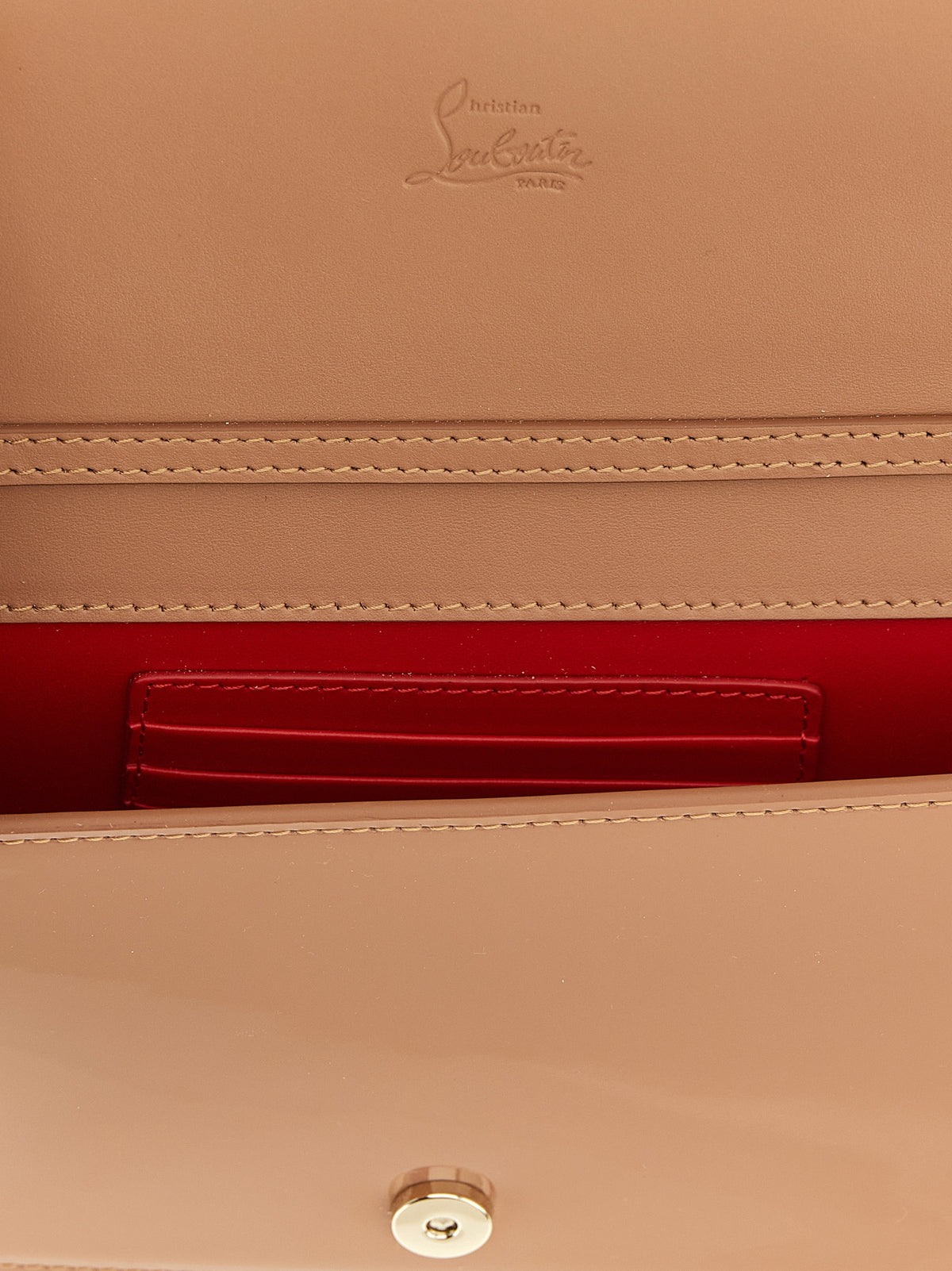 Christian Louboutin Bettina Multicolor Calfskin Clutch Bag