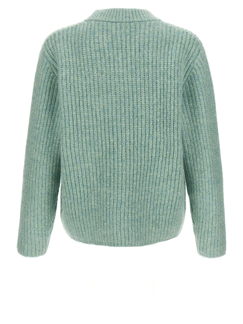 SÉFR Blue Marabou Cardigan