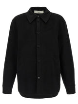 SÉFR Black Wool Blouse