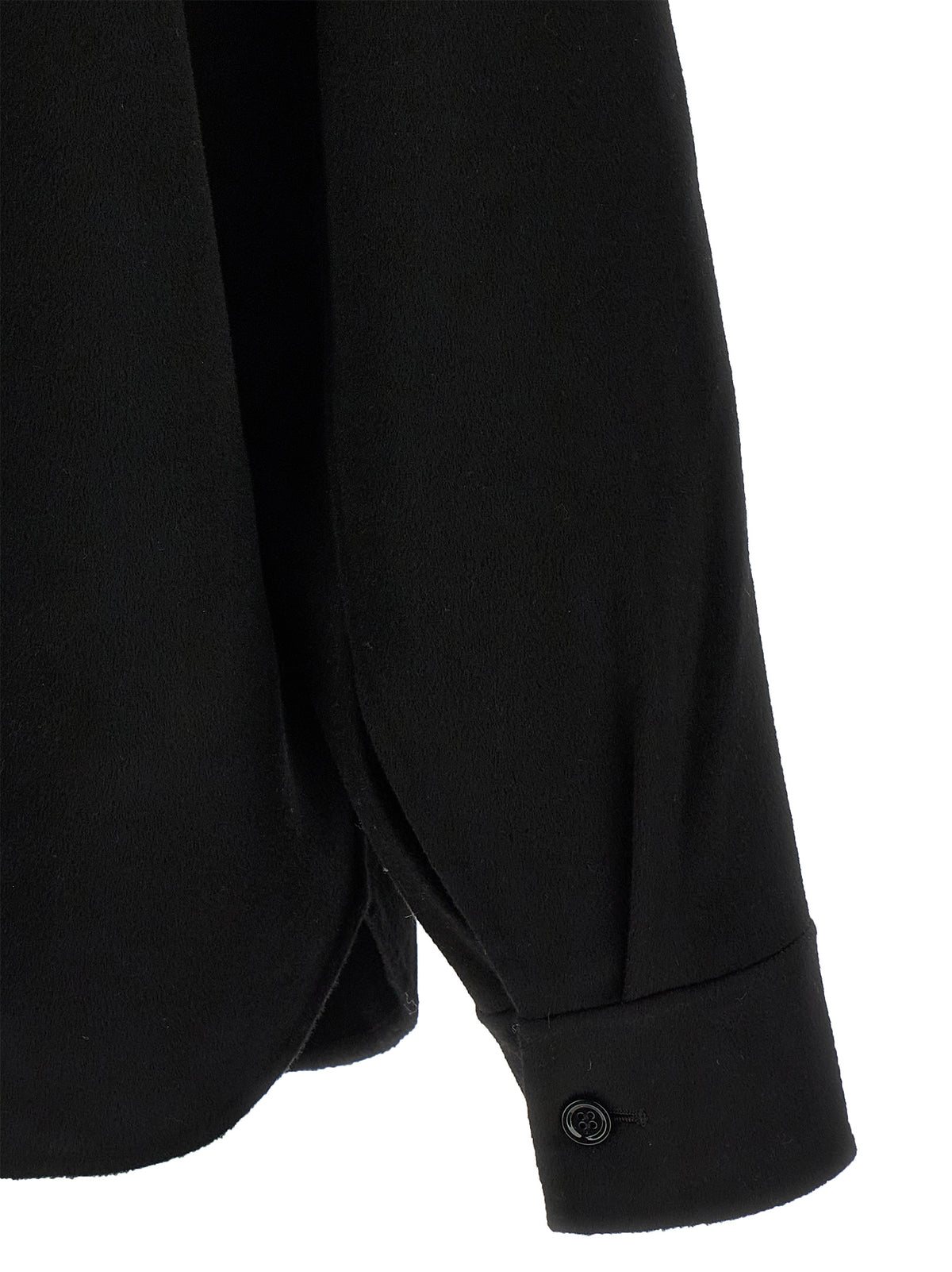 SÉFR Black Wool Blouse