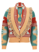 Alanui Multicolor Wool Cardigan - Luxurious Cashmere Blend