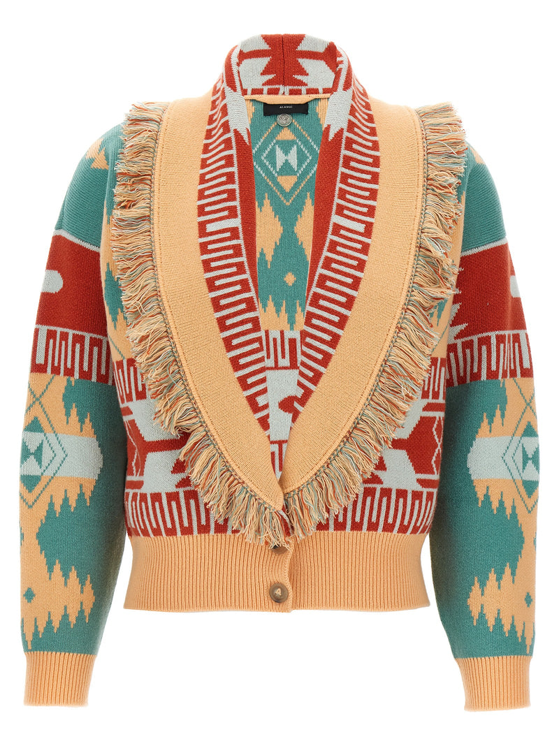 Alanui Multicolor Wool Cardigan - Luxurious Cashmere Blend