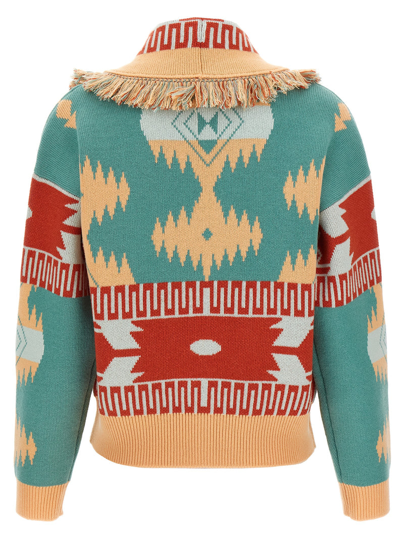 Alanui Multicolor Wool Cardigan - Luxurious Cashmere Blend