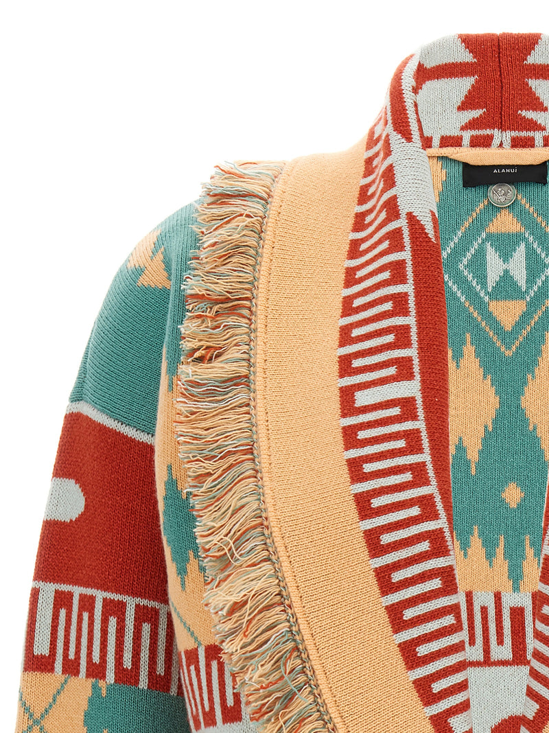 Alanui Multicolor Wool Cardigan - Luxurious Cashmere Blend