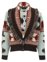 Alanui Multicolor Wool Cardigan - Luxurious Comfort