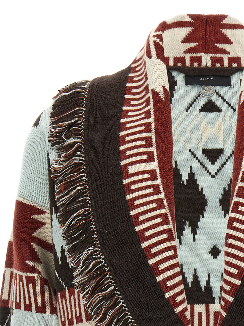 Alanui Multicolor Wool Cardigan - Luxurious Comfort