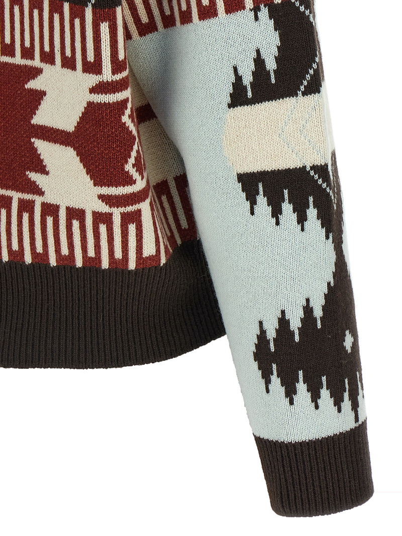 Alanui Multicolor Wool Cardigan - Luxurious Comfort