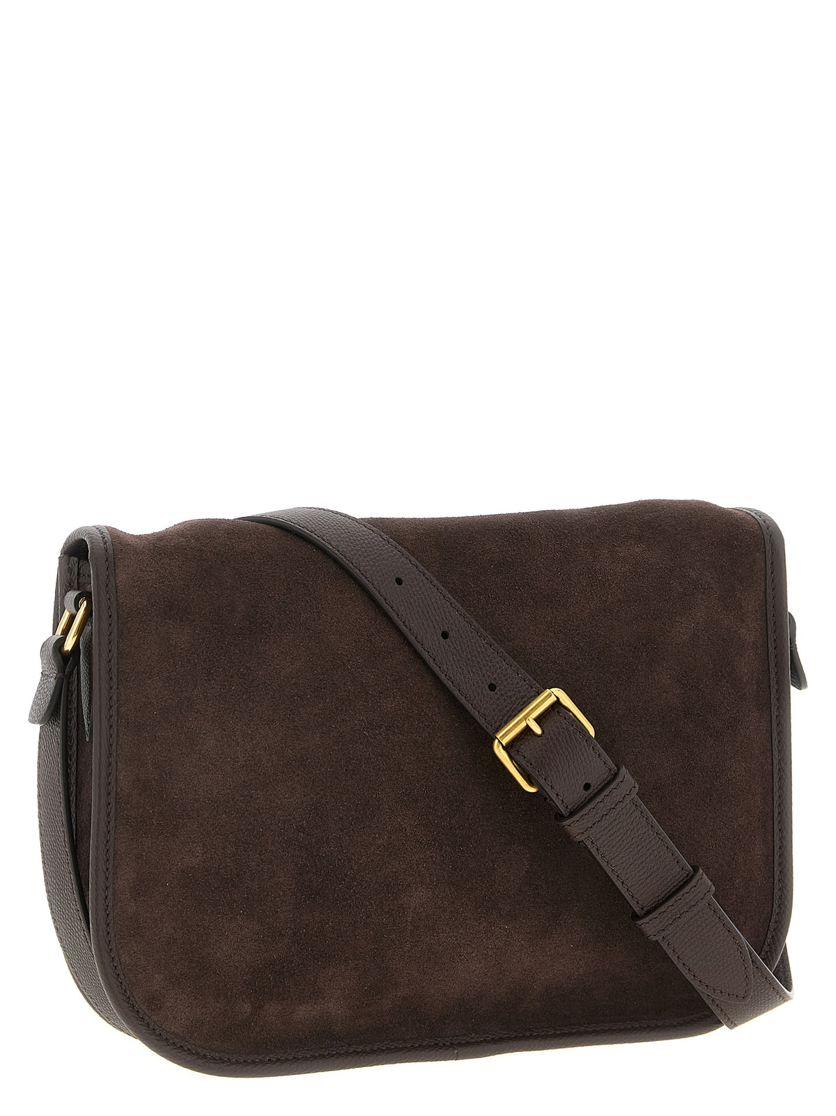 Sac bandoulière Valentino Garavani en cuir de vachette marron