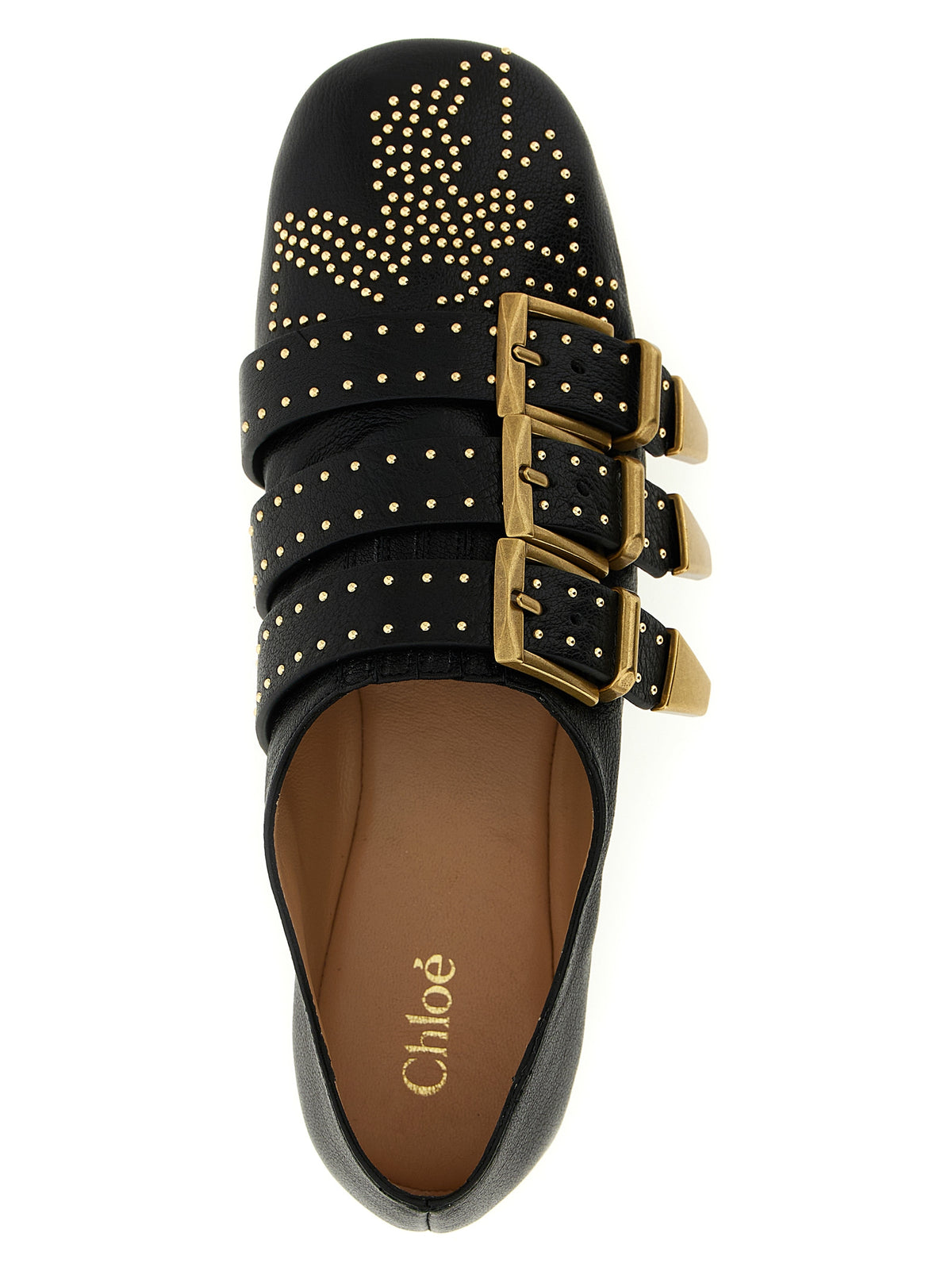 Ballerines Chloé en cuir d'agneau noir