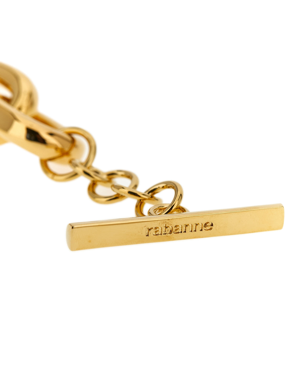 Collier Paco Rabanne en laiton doré