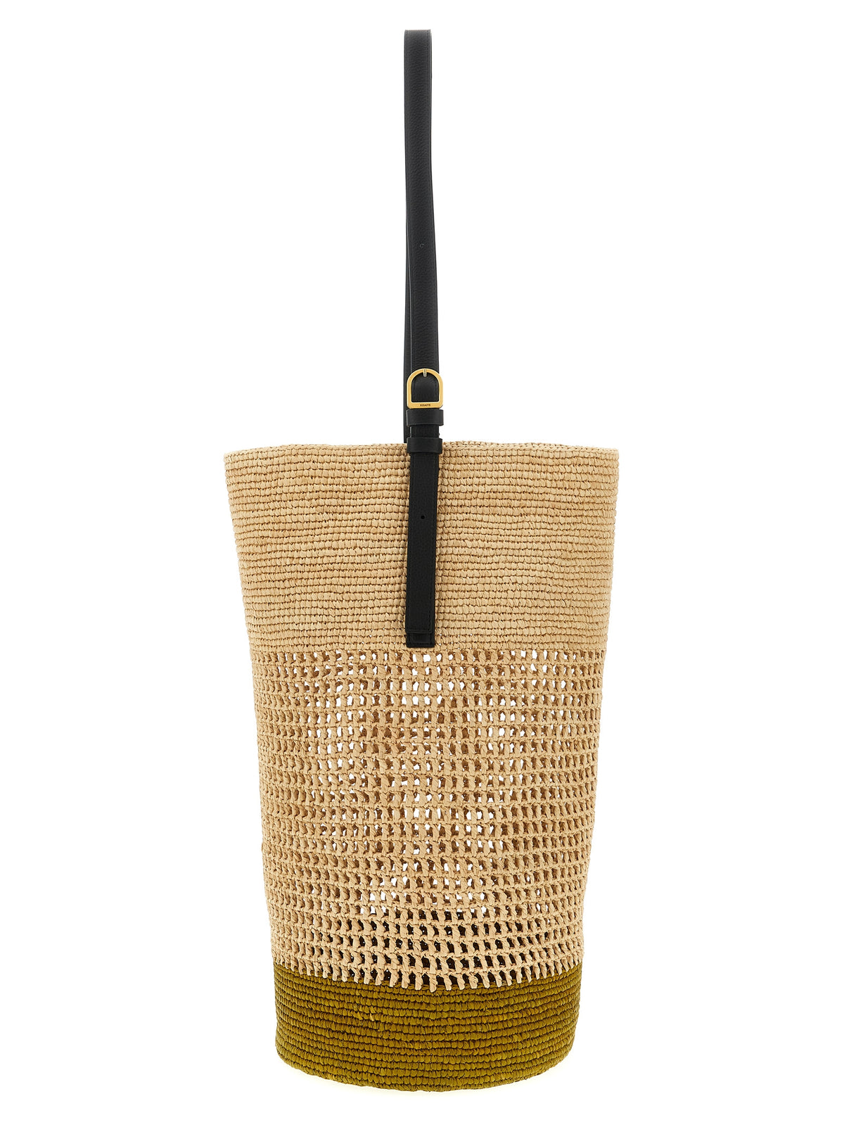 Khaite Beige Sisal Shoulder Bag - Billie Model