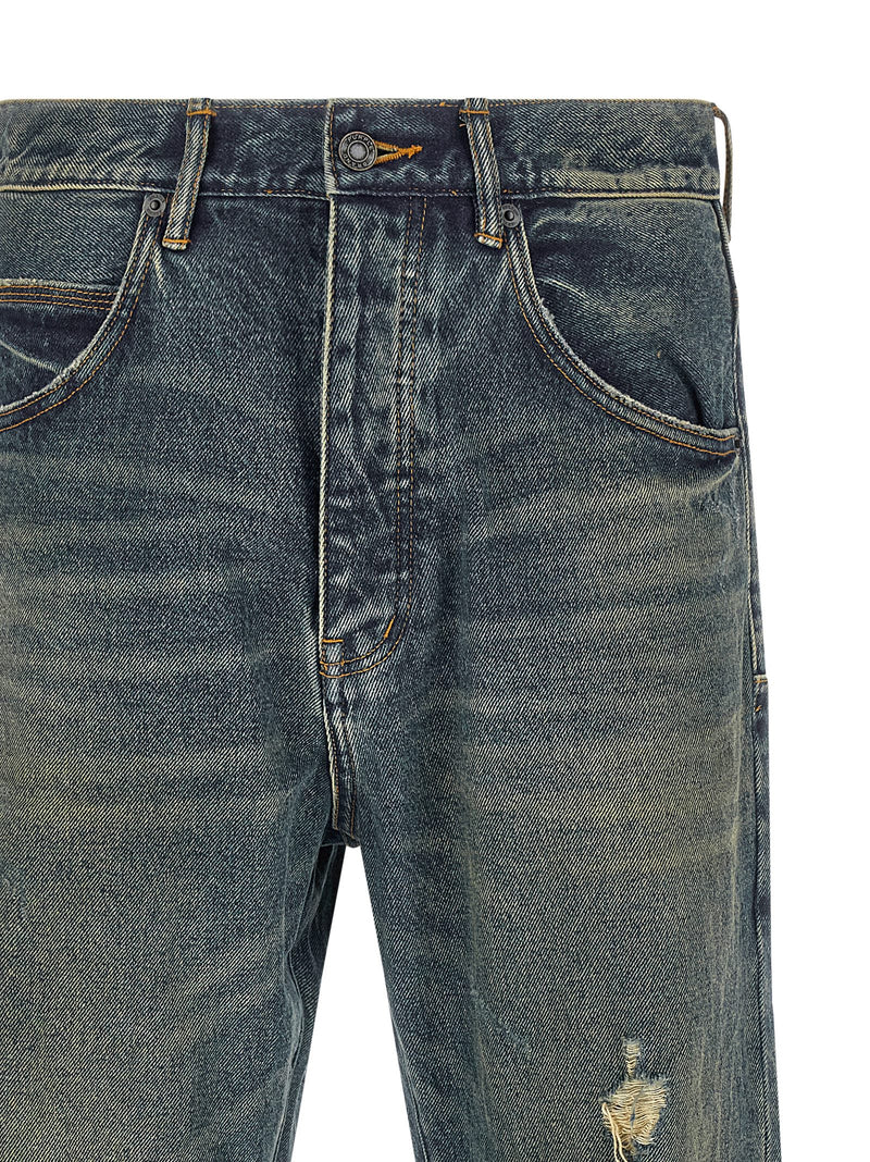 PURPLE P018 – 9 to 5 Blue Cotton Jeans Denim for Men