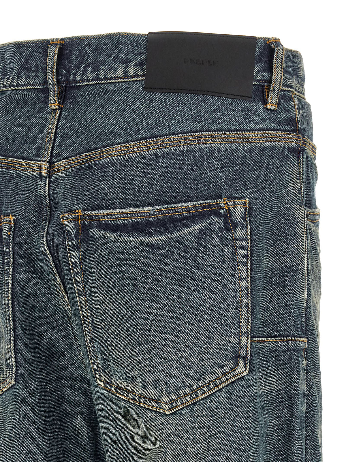 PURPLE P018 – 9 to 5 Blue Cotton Jeans Denim for Men