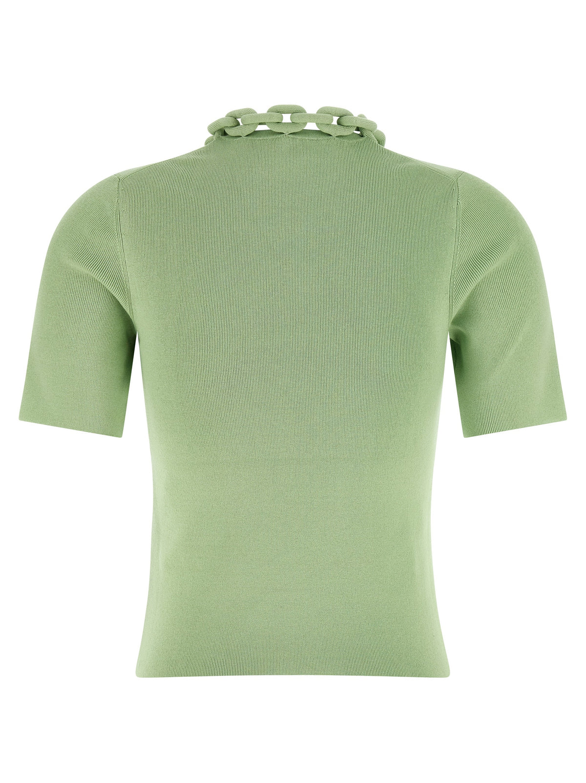 T-shirt bicolore en tissu Paco Rabanne