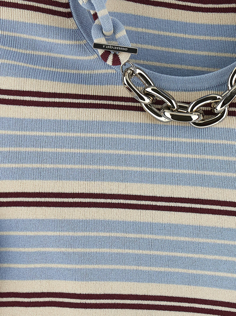 Paco Rabanne Blue Textile T-Shirt