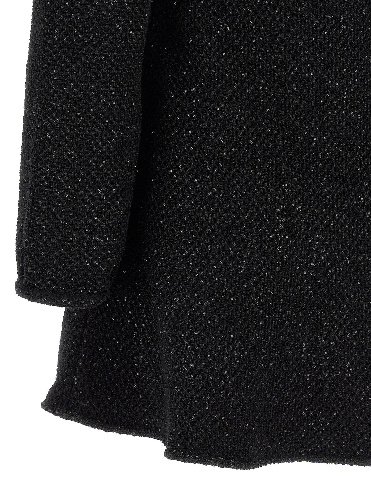 Robe courte Self-Portrait en coton noir