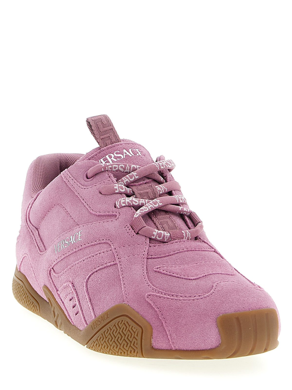 Versace Galaxia Multicolor Calfskin Athletic Sneakers