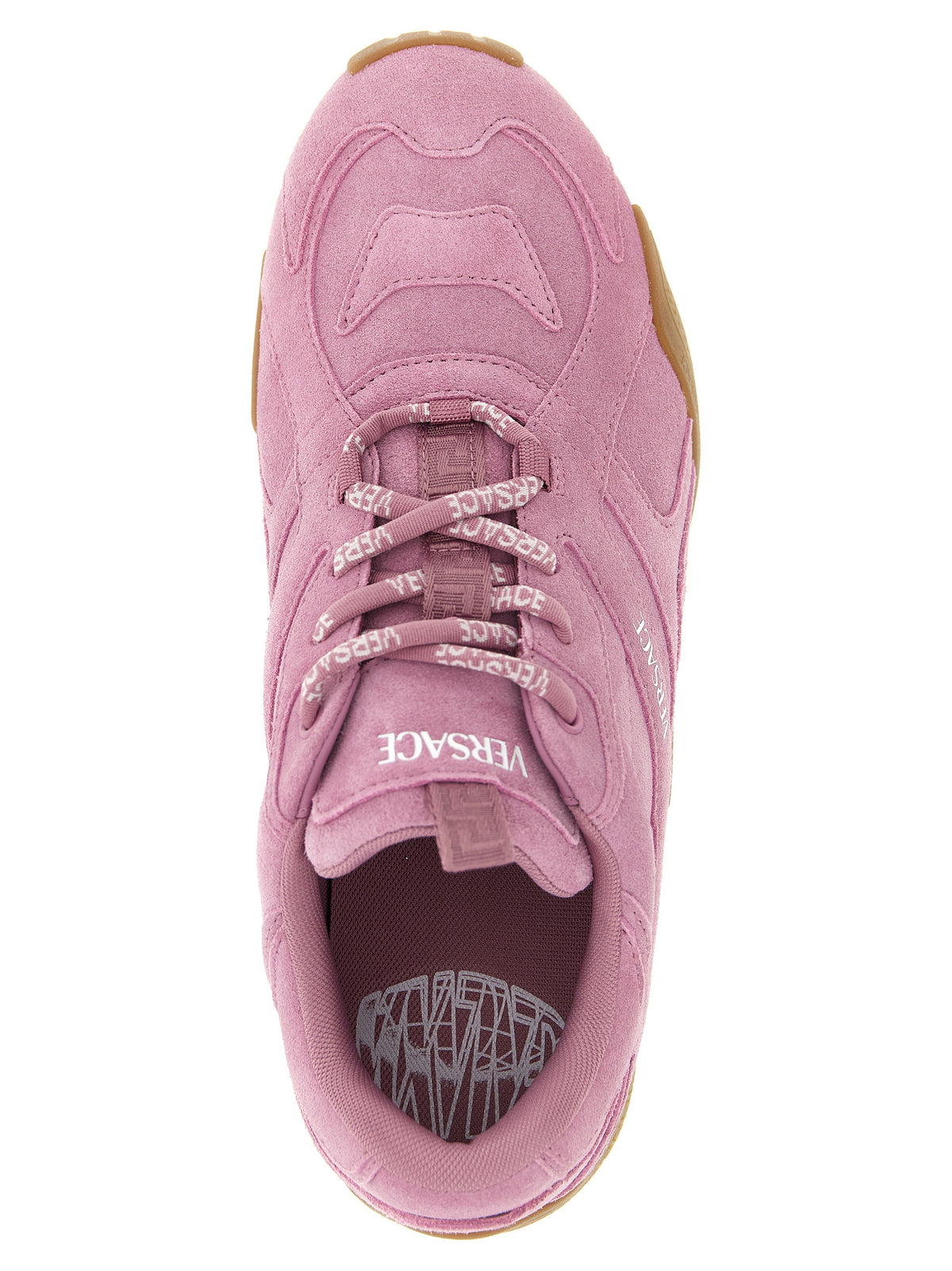 Versace Galaxia Multicolor Calfskin Athletic Sneakers