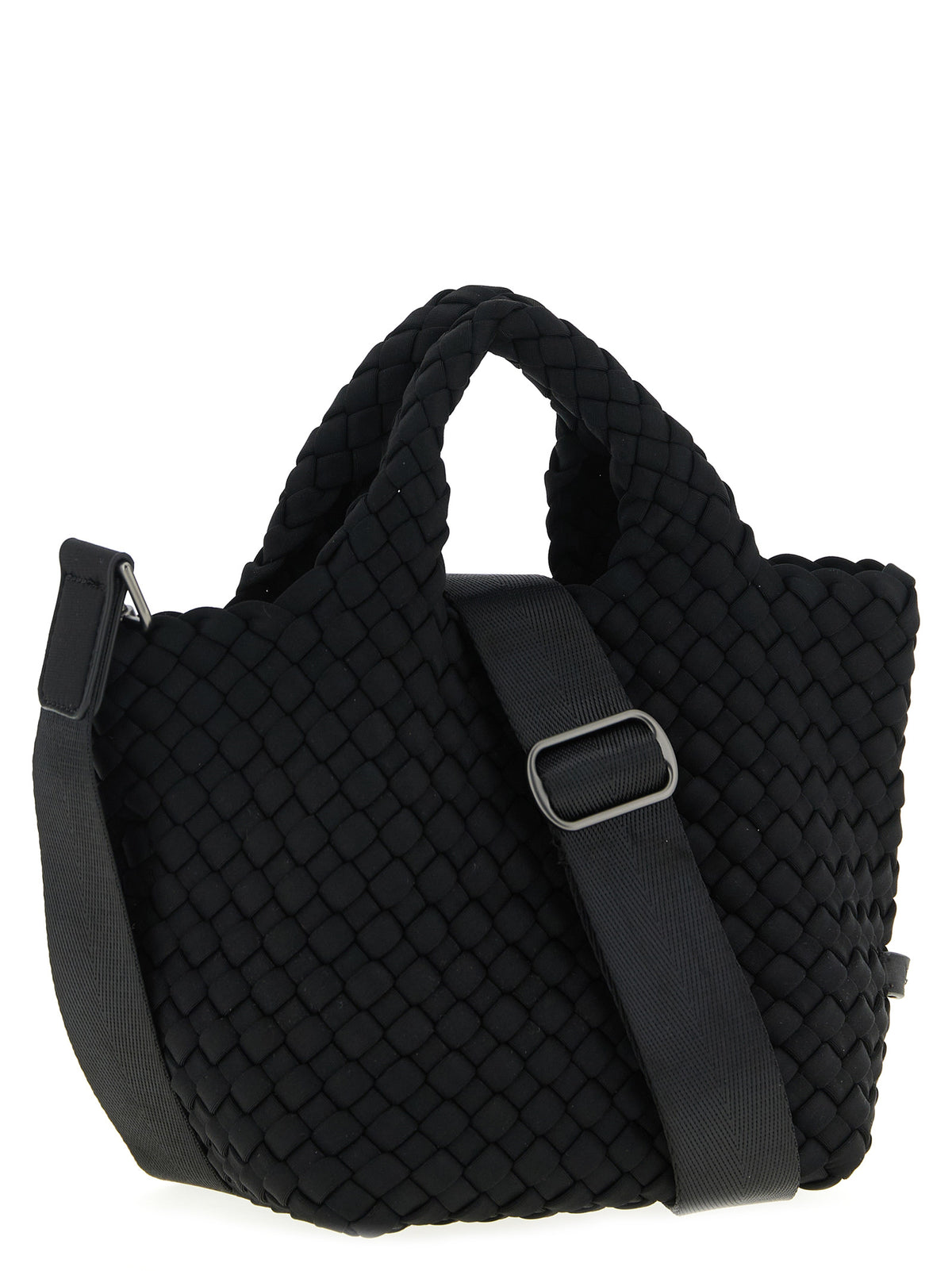 NAGHEDI Black Neoprene Tote Bag - Stylish & Versatile
