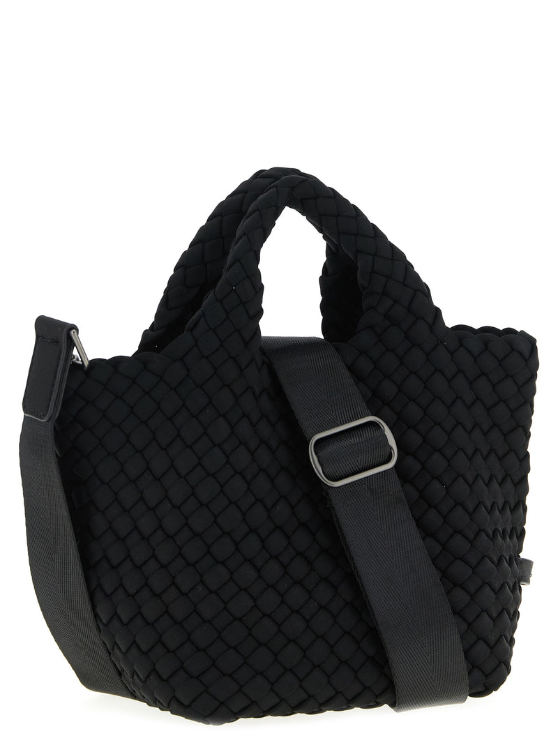 NAGHEDI Black Neoprene Tote Bag - Stylish & Versatile