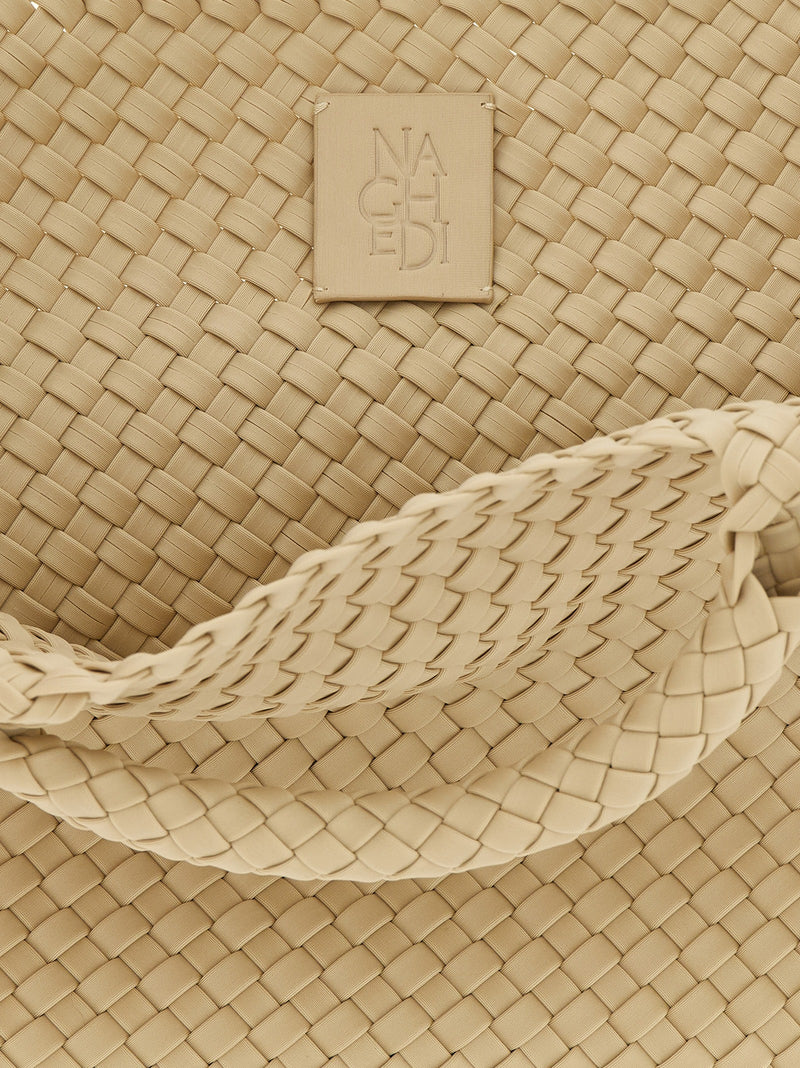 NAGHEDI St. Barths Beige Neoprene Tote Bag