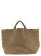 NAGHEDI Beige Neoprene Tote Bag