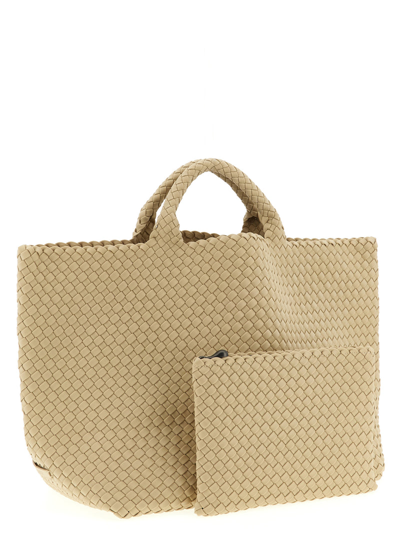 Sac cabas en néoprène beige NAGHEDI