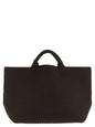 NAGHEDI Brown Neoprene Tote Bag