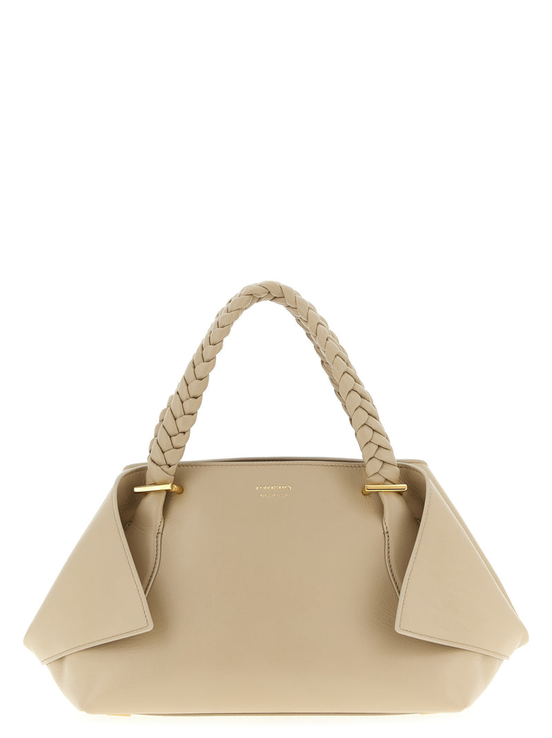 Ferragamo Gray Calfskin Handbag - Timeless Elegance