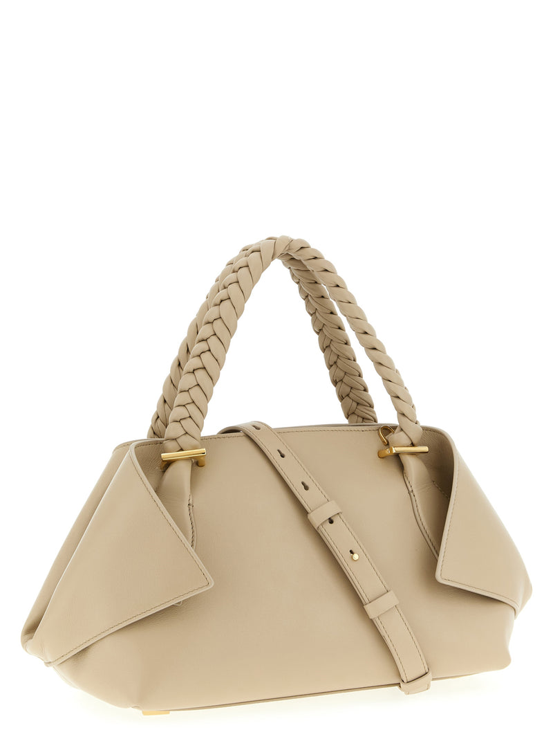 Ferragamo Gray Calfskin Handbag - Timeless Elegance