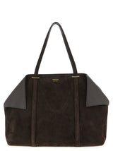 Sac bandoulière Ferragamo en peau de chèvre marron