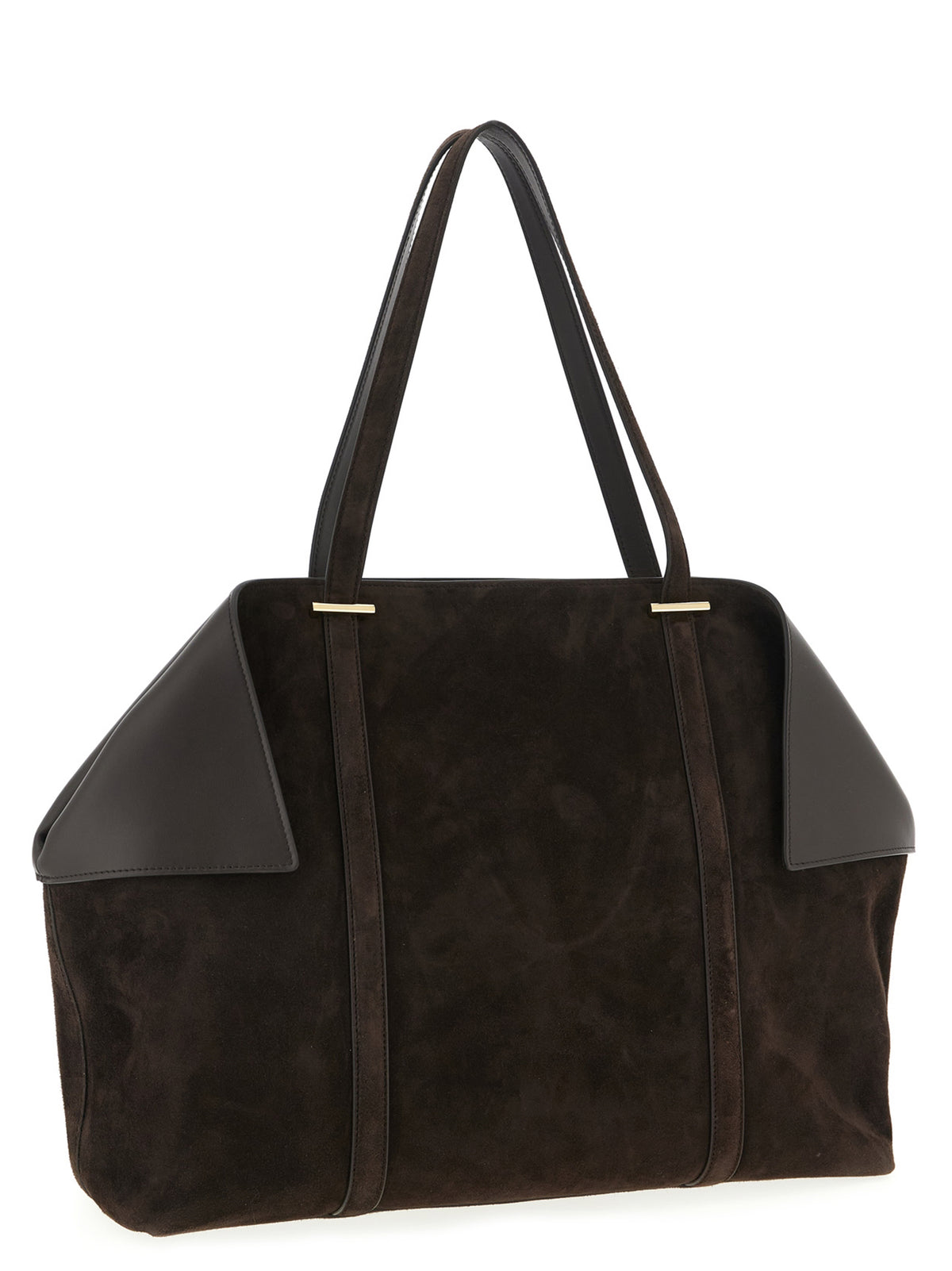 Sac bandoulière Ferragamo en peau de chèvre marron